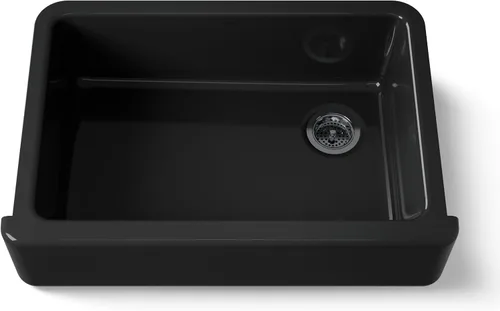 Miniatura 38 de KOHLER Whitehaven® K-6427-42 - Fregadero de cocina empotrado de 35-3/4 pulgadas, autorecortable, Smart Divide, Grande/Mediano con Delantal alto