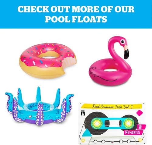 Miniatura 6 de BigMouth Inc. Flotador de piscina, balsa de salón grande, flotador de vinilo duradero, juguete de agua para fiesta de verano en la piscina