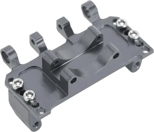 Miniatura 5 de INJORA Servo ajustable de aluminio CNC para Axial SCX24 1/24 RC Crawler Upgrade(gris)