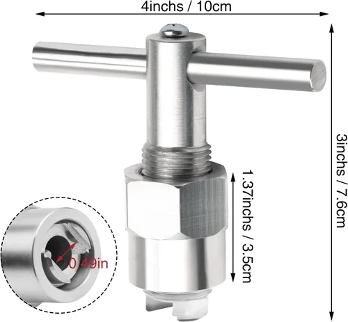 Miniatura 5 de Extractor de cartuchos para bañera/ducha Posi-Temp Cartuchos de ducha equilibrados a presión 1200, 1222 y 1225 series, herramienta de extracción
