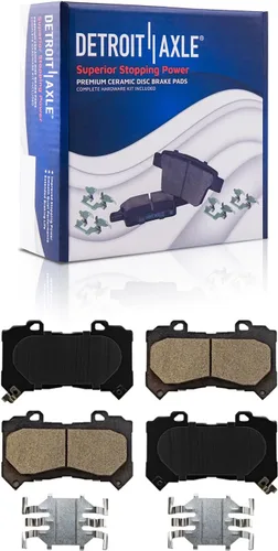 Miniatura 30 de Detroit Axle – Pastillas de freno traseras para Mazda 6 2016-2021, pastillas de freno de cerámica con accesorios 2017 2018 2019 2020 de repuesto