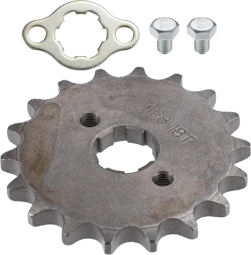 X AUTOHAUX 1 juego de 428 estilo 18 dientes 0.787 in ID motocicleta piñón delantero motor apto para motocicleta 50cc 70cc 110cc 125cc motocicleta