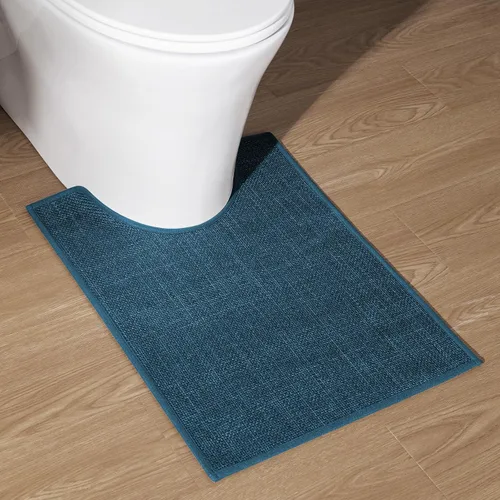 Miniatura 86 de chakme Alfombras de Baño 24x17, Alfombra de Baño Ultra Delgada Antideslizante Pequeña de Secado Rápido Absorbente para Piso de Baño