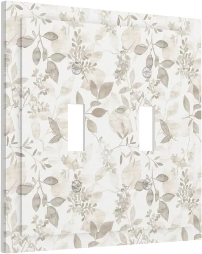 Miniatura 62 de Placa Decorativa de Pared Beige Boho de Mediados de Siglo Sol Abstracto 1-Gang Retro Años 70 Arte Geométrico Moderno con Arco Eléctrico Interruptor