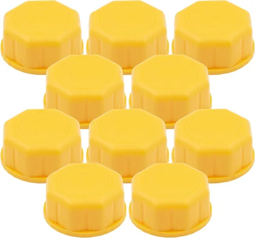 10 tapas para latas de gasolina, tapa de repuesto para contenedores de almacenamiento de gasolina, tanques de combustible, jarras de agua, duradero,
