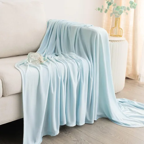 Miniatura 4 de LLanCL Mantas refrescantes para personas que duermen con calor – Manta de cama extremadamente fina para verano, mantas frías ligeras, sábana fresca