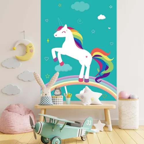 Miniatura 3 de PLULON Pin The Horn On The Unicorn para juegos de fiesta de cumpleaños infantiles, suministros de fiesta de unicornio, regalos de decoración