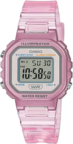 Miniatura 7 de Casio LA20WH Series Women's Digital Watch Water Resistant LED Light Auto Calendar Date Display 1/100 SEC Stopwatch Regular Time