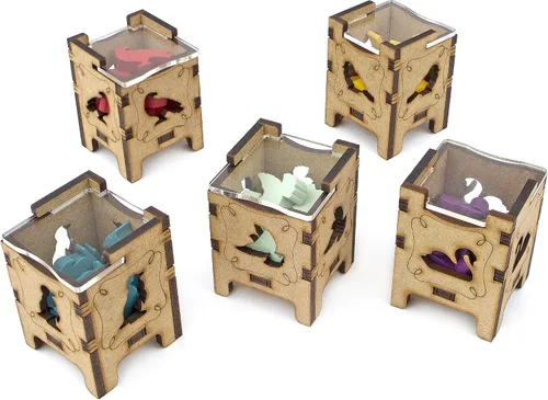 Miniatura 3 de Organizador TowerRex para Juego de Mesa Wingspan y Expansión Europea, Expansión Oceanía, Inserción de Almacenamiento, No para Asia