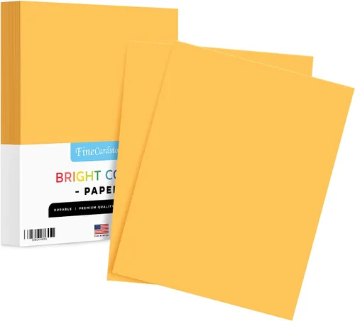 Miniatura 20 de Papel de color azul brillante liso de 8.5 x 11 pulgadas, para la escuela, la oficina y el hogar, manualidades navideñas, artes y manualidades, sin