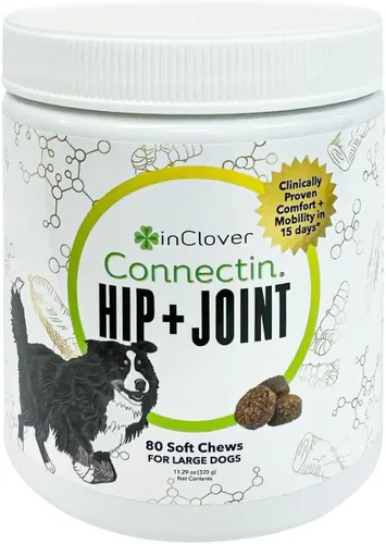 Miniatura 10 de InClover Connectin Suplemento natural para cadera y articulaciones para gatos con glucosamina, condroitina y ácido hialurónico, polvo