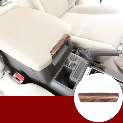 Miniatura 8 de YIWANG Accesorios de lentejuelas para reposabrazos interior de automóvil ABS cromado para Toyota Land Cruiser Prado FJ150 150 2010-2019