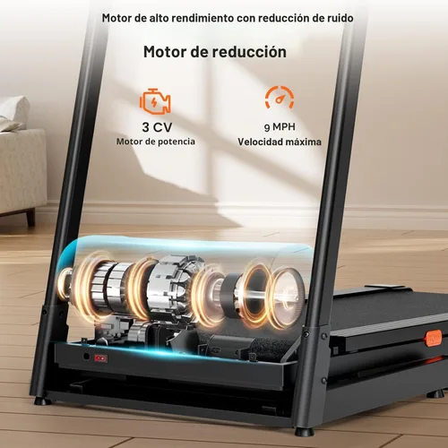 Miniatura 4 de THERUN Incline Treadmill, 0-12% Auto Incline Treadmill for Running and Walking, 300 lbs Weight Capacity, Wide Belt,3.0HP,18" LED Screen, 2 Layers