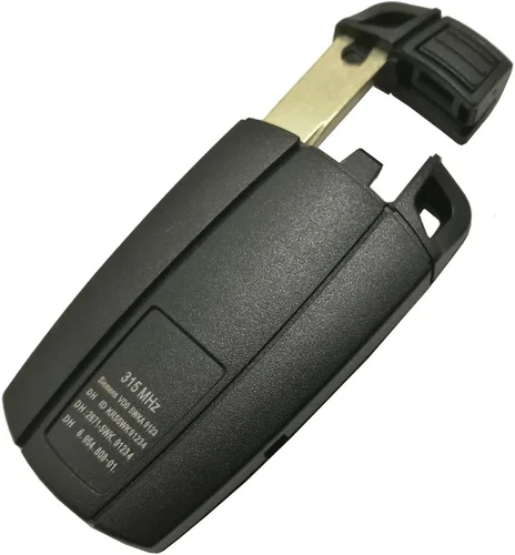 Miniatura 4 de Carcasa de reemplazo para llavero de entrada sin llave para BMW 3 Series, 5 Series, X5, X6, Z4, Funda para llavero de coche con hoja en blanco sin