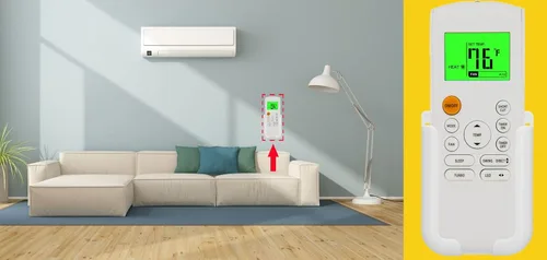 Miniatura 3 de Mando a Distancia de Repuesto para Midea MUE-18HRFN1-QRD0 MUE-24HRFN1-QRD0 UE-36HRFN1-QRD0 MUE-48HRFN1-QRD0 Tipo Cassette Inverter Aire Acondicionado