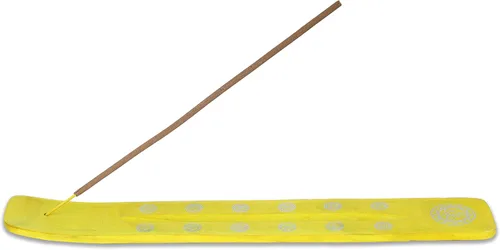 Miniatura 11 de Bless-International Quemador Tradicional Hecho a Mano de Madera Portaincienso Soporte Recogecenizas para Aromaterapia-Meditación-Yoga