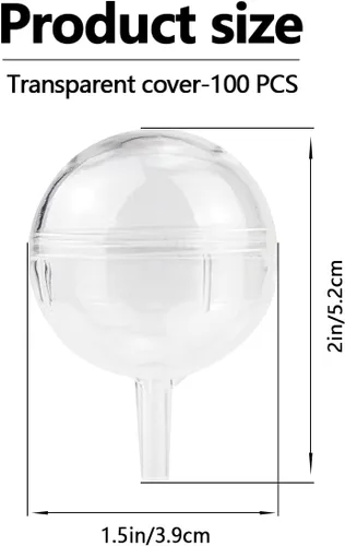 Miniatura 2 de DOERDO - 100 soportes para cajas de chocolate transparente de plástico para chocolates, mini magdalenas, para suministros de fiesta de cumpleaños