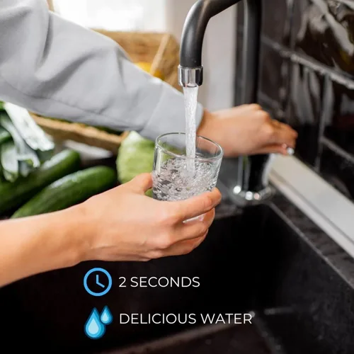 Miniatura 6 de Sistema de agua para debajo del fregadero, flujo de alta velocidad, capacidad de 20,000 galones, para hogares debajo del fregadero, oficinas