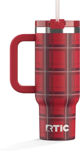 Miniatura 28 de RTIC Vaso Tumbler de Viaje por Carretera de 30 oz con Doble Pared Revestido de Cerámica Aislado Taza Portátil de Café de Viaje de Acero Inoxidable