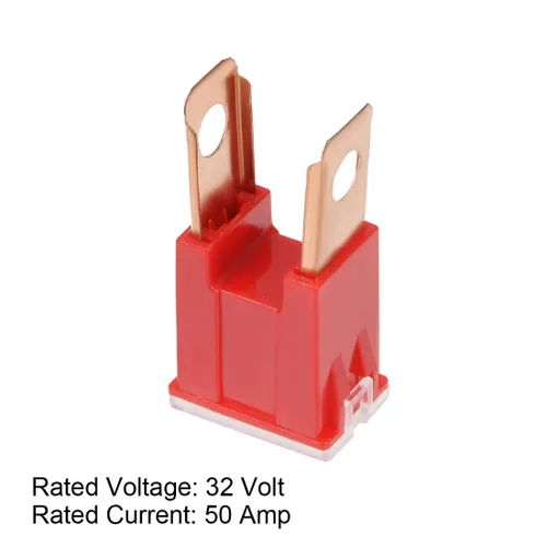Miniatura 3 de uxcell Tridge Fusible 32V 50A Macho Terminal Blade J Caja de Caso para Camión