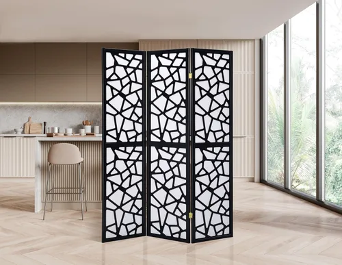 Miniatura 5 de Divisor de habitación de 3 paneles, pantalla de privacidad, divisor Shoji de 6 pies de alto, divisor de habitación privado de estilo japonés