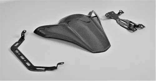 Miniatura 4 de Funda de asiento de fibra de carbono con soportes para Kawasaki Z900 2017-2023