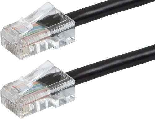 Buhbo Cable de red Ethernet Cat5E UTP de 0.5 pies (6 pulgadas) sin arranque (paquete de 10)