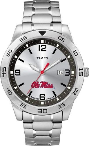 Miniatura 27 de Reloj de cuarzo para hombre Citation de 42 mm con correa de acero inoxidable Marea carmesí de Alabama