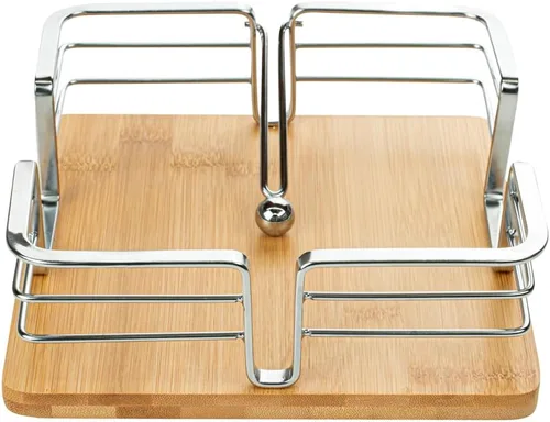 Miniatura 7 de Restaurantware -Nature Tek - Servilletero rústico de 7.7 x 7.7 x 2.3 pulgadas, 1 servilletero plano para exteriores, brazo pesado, para servilletas