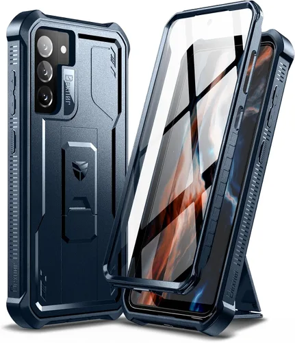 Miniatura 8 de Dexnor Funda para Samsung Galaxy S21 FE, [protector de pantalla y soporte integrados] Protección de grado militar resistente a prueba de golpes