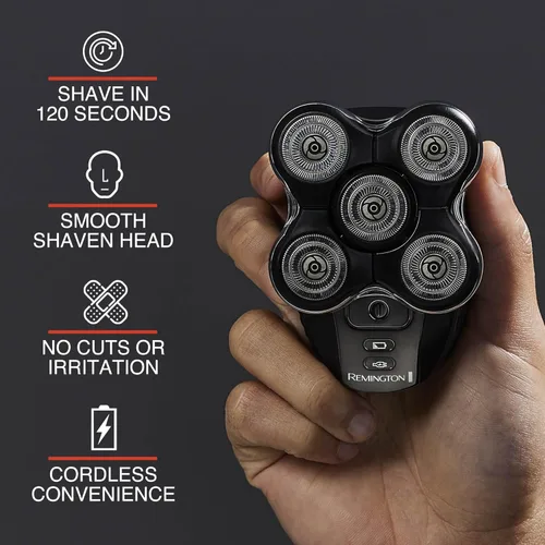 Miniatura 2 de Remington XR7000 Balder Pro Rotary Shaver Recargable Impermeable Maquinilla de afeitar eléctrica para hombres Batería de litio inalámbrica 5