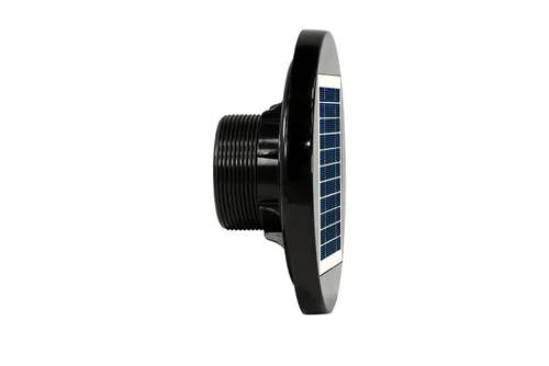 Miniatura 2 de Quietcool UTF-SLR-03 Ventilador solar utilitario, perfecto para cobertizos de patio, invernaderos, baños portátiles y más, ventilador solar