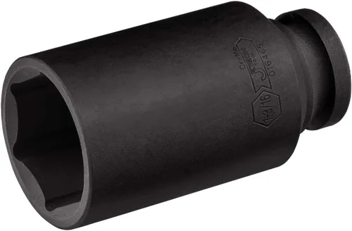 Miniatura 7 de JETECH Zócalo de impacto profundo de 1-1/4", unidad de 1/2 pulgada, SAE, acero de aleación de molibdeno cromado (Cr-Mo), diseño de 6 puntos, alcance