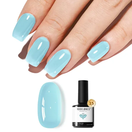 Miniatura 32 de Modelones Esmalte de uñas de gel ojo de gato arco iris con lentejuelas plateadas holográficas, esmalte de uñas de gel 9D con barra magnética, apto