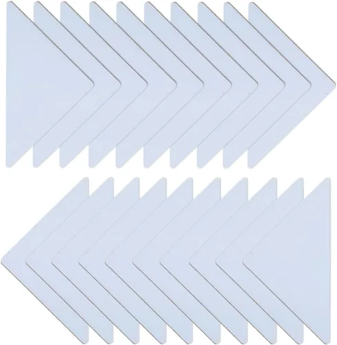 120 piezas de cuello polo para hombre, no se enrolla, cuello de camisa de PVC anti-pandeo, collar de camisa de PVC, adhesivo de plástico para el