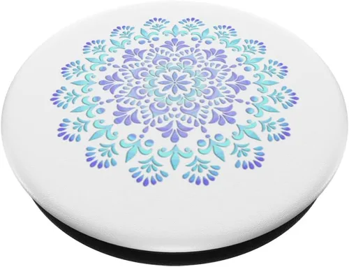 Miniatura 2 de PopGrip intercambiable con diseño de mandala roseta