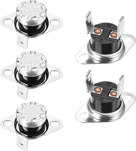 Miniatura 31 de uxcell KSD301 Termostato 104.0 °F/104°F 10A N.C Ajustar interruptor de temperatura de disco rápido para microondas, horno, cafetera 2 piezas