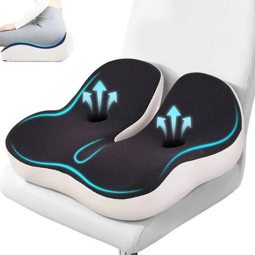 Miniatura 10 de Cojín de Asiento OVRST, Cojín de Memoria para Silla de Oficina, Diseño Ergonómico, Alivio de Ciática y Dolor por Sentarse a Largo Plazo, Adecuado