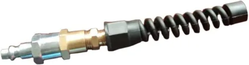 Miniatura 6 de Zeluga Z-Flex - Intercambio industrial con acoplador de bola y enchufe de seguridad de aire, manguera de aire de poliuretano reforzado 300 PSI