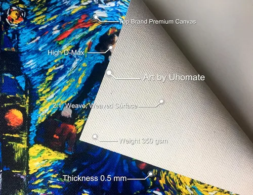 Miniatura 4 de Uhomate Mary Poppins Vincent Van Gogh - Pósteres de noche estrellada para el hogar, lienzo para decoración de pared, cuarto de bebé, sala de estar