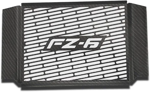 Miniatura 8 de Rejilla de radiador de motocicleta, protector de rejilla de radiador de motocicleta, cubierta de metal negro para modelos Y&AMAHA FZ6 FZ 6 FAZER