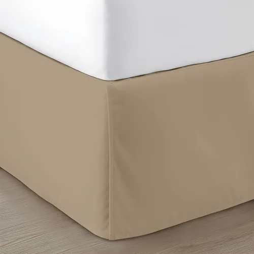 Miniatura 19 de Falda para cama de algodón egipcio de 550 hilos con caída de 12 pulgadas para cama tamaño Alaskan King (108 x 108 pulgadas), color Moss (musgo), 1