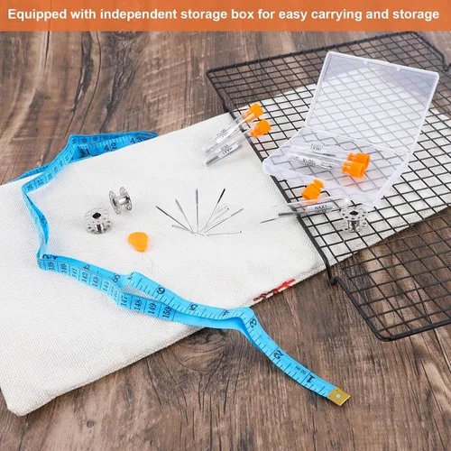 Miniatura 5 de Tuiasn - Agujas para máquina de coser, aguja estándar universal, agujas para máquinas de coser para el hogar, compatible con Singer, Brother