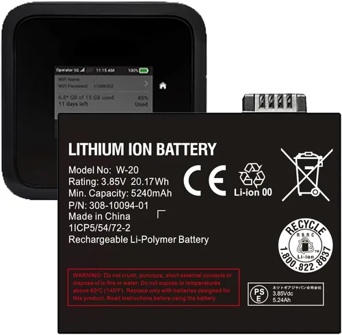 Miniatura 8 de Batería W-7b, nueva batería de repuesto para AT&T Unite Express 2 Netgear Aircard 800s 797s 779S 780S 790S 790S 790SP 810S 4G LTE Mobile Hotspot