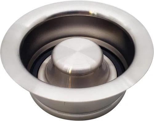 Miniatura 19 de Westbrass D2089-01 Brida y tapón de eliminación de residuos de montaje de 3 pernos, latón pulido, paquete de 1