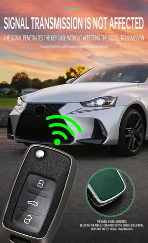 Miniatura 8 de ontto Funda para llavero de automóvil de protección completa, compatible con Volkswagen Jetta Tiguan Passat Polo Beetle Golf GTI/R/MK6 5 Santan