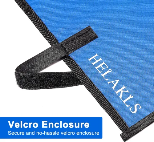 Miniatura 2 de Bolsa Organizadora Enrollable de 10 Bolsillos para Llaves y Herramientas, Organizadores de Herramientas de Lona Resistente en Azul