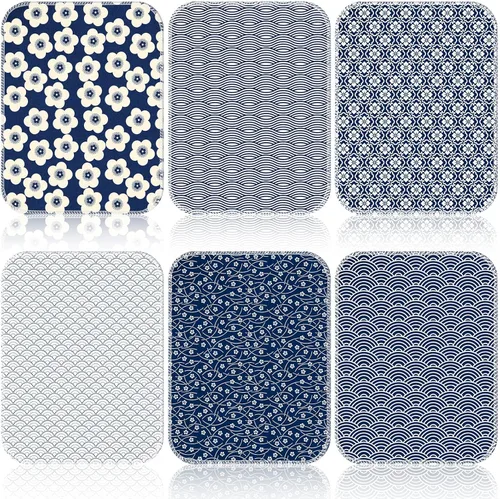Miniatura 20 de Redbaker 30 Piezas Toallas de Papel Reutilizables Rollos Toallas de Cocina Lavables a Granel Sin Papel Paños de Tela de Algodón Servilletas de Mano