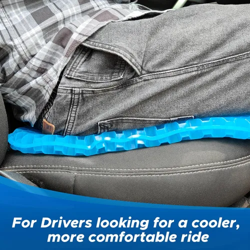 Miniatura 8 de EcoNour Cojín de asiento de gel para sentarse prolongadamente – Azul Cojín de gel de panal de doble capa para silla de oficina, coche y silla