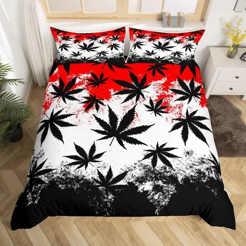 Miniatura 39 de Feelyou Juego de ropa de cama color verde azulado, tamaño individual, funda de edredón turquesa, azul, gris, grunge, degradado, para niños, niñas